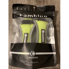 CAMBIVO 2pk Patella Tendon Brace Knee Strap Knee Adjustable Green for Adults Teens