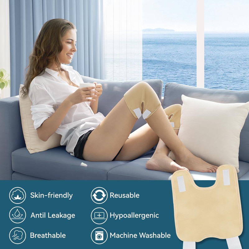 Taoscare Upgraded Castor Oil Pack Wrap – Larger Knee Size