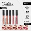 Gloss Brillo Labial Bissú Mejorado Hidratante Kit 5 Tonos
