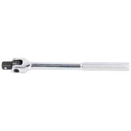 Breaker Bar 10in Chrome Vanadium Steel 1/2in Drive 180 Degree Driving Head Wrench for Heavy Duty