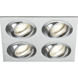 Knightsbridge Downlight, Aluminium, Brushed Chrome