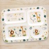 Little Moments Childrens Mealtime Tray, Lightweight sectioned Plate for Kids