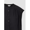 s.Oliver Blouse Top with Ruffle and Lace Detail, black