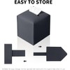Tissue Box Cover Holder 2 Piece,Square Premium PU Leather Decorative