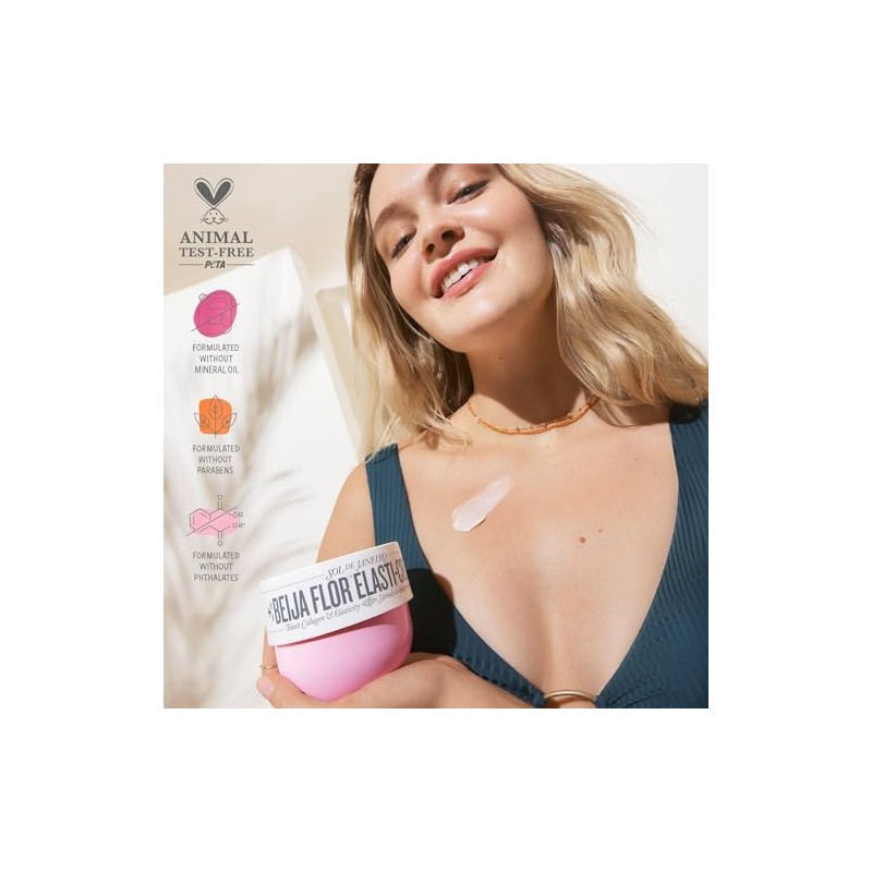 Sol de Janeiro Beija Flor Elasti-Cream, Crema Corporal Hidratante con