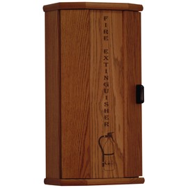 Wooden Mallet FEC20MO Fire Extinguisher Cabinet, Medium Oak