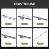 GYORGKSHI 78“ Snake Tongs Collapsible Grabber, Professional Reptile Snake Catcher