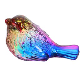 Gatuida Crystal Bird Figurine Elegant Glass Animal Ornament for Home and Office Decor Luxurious Desktop Display for Friends and Family Artistic Craftsmanship