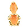Rhinestone Frog Jewelry Box Painted Electroplated Frog Figurine Jewelry Boxes