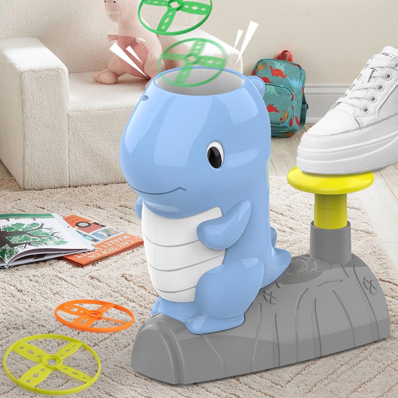 Flying Disc Launcher Cute Shape Hand Eye Coordination Exercise Parent