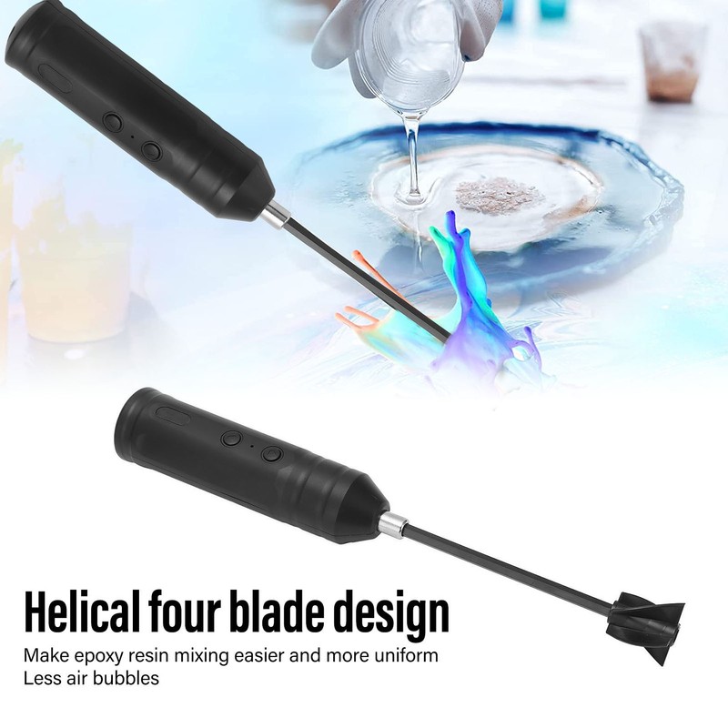 Epoxy Resin Mixer Rechargeable Powerful Slow Motor Handheld Electric Resin