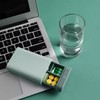 Premium Portable Daily Pill and Supplement Organizer Pill Case 4ea