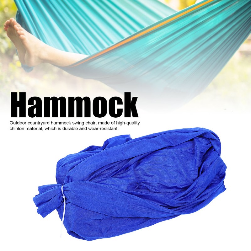 Outdoor Portable Garden Courtyard Hanging Swing Hammock Chair Set for