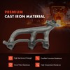 A-Premium Front Exhaust Manifold Kit W/Gaskets & Bolts & Nuts
