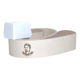 TAMROD HOLDINGS LLC 1" x 42" Leather Honing & Polishing Belt - Buffing Compound Included