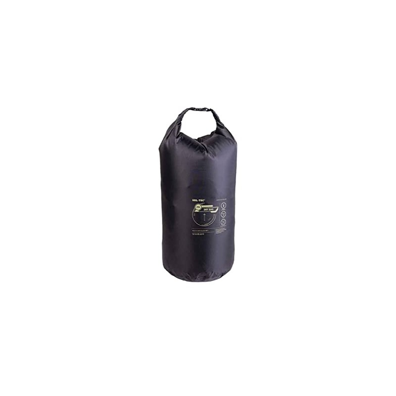 Mil-Tec Unisex - Adult Bag-13878202 Dry Bag, Black, 25L EU