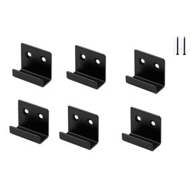 FAFEFC 6 Pieces of Stainless Steel Tile Hanging Code Heavy Duty Wall Mounting Bracket, Photo Frame Wall Tile Hanger, Display Rack Steel Hook Buckle