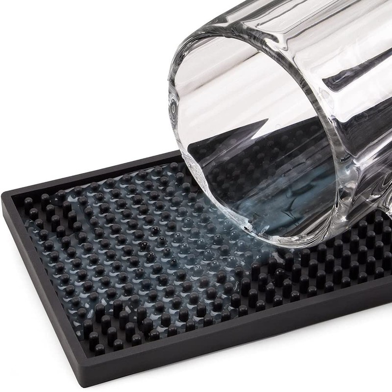 Yoseka Bar Mat Rubber PVC Kitchen Counter Cocktail Coffee Bar