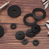 PATIKIL 20pcs Flat Rubber Washers 19mm OD x 6.4mm Inner
