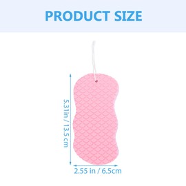 GLEAVI 2pcs Bath Sponges Body Scrubbing Sponges for Gentle Cleaning for Toddlers Safe Bathing Supplies for Smooth Skin