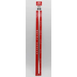 K&S 83061 Round Aluminum Tube, 1/4" OD x 0.049" Wall x 12" Long, 1 Piece, Made in The USA