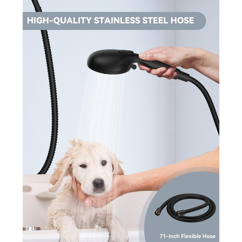 JDO Shower Head with Handheld, High Pressure Handheld Shower Head