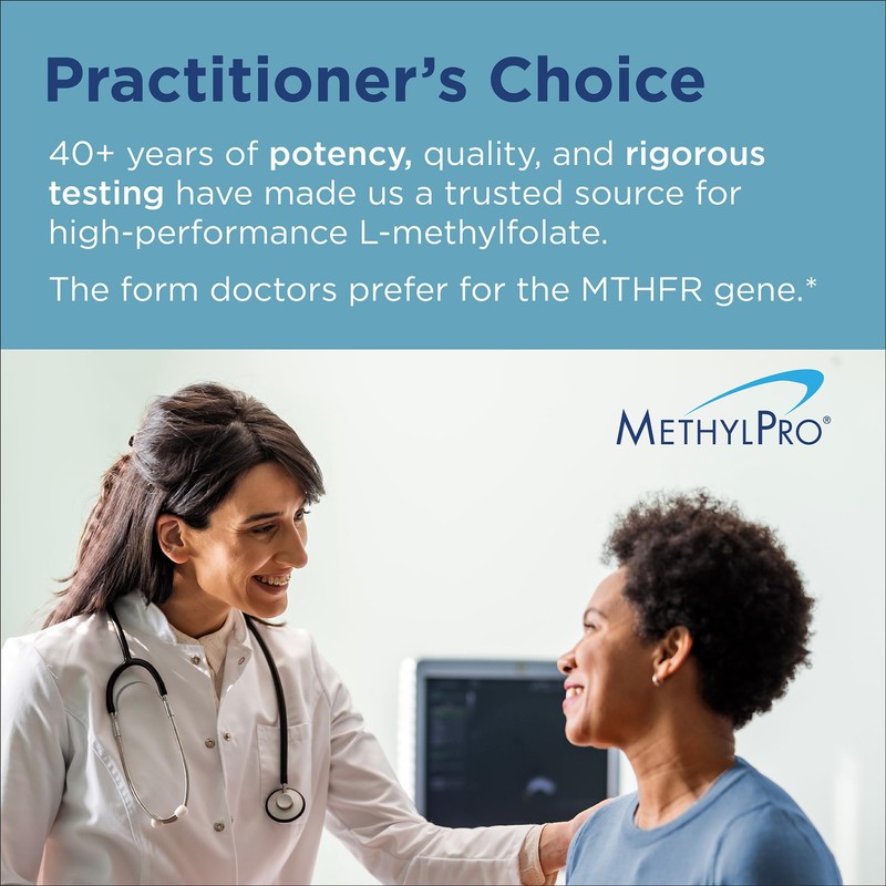 MethylPro L-Methylfolate 5 mg - L Methyl Folate, Methylfolate Supplement