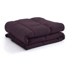 Vilano Springs Premium Quality Over-Sized All-Season Down-Alternative Comforter, Purple, Full / Queen