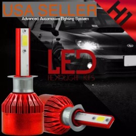 OPT7 JPN 2 H1 LED Conversion Headlight Bulbs Super White HID Car Bulb Kit Xentec 5000K 5k