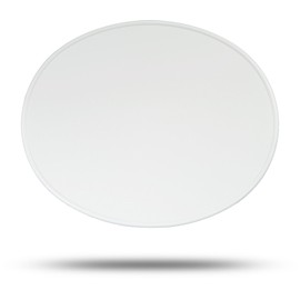 Maier USA Vintage Oval MX Number Plate - White - 509921