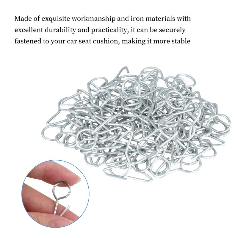 100 Pieces Car Seat Cover Hooks, 28mm S Hooks, Vehicle