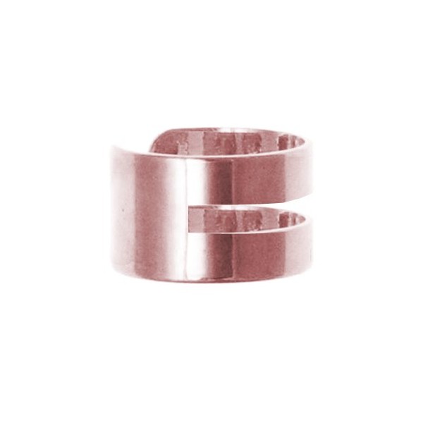 Simple 9ct Rose Gold Ear Cuff (non-pierced) clip on helix