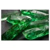 1x Green Ballpoint Pen (Photo Insert) - Green Emerald Stone
