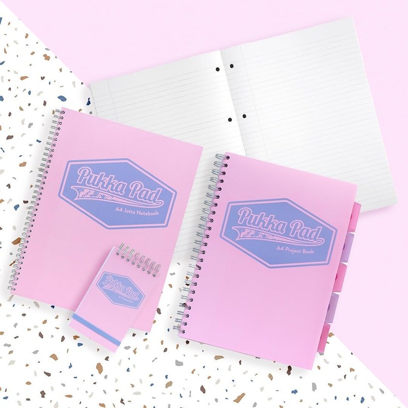 Pukka Pad Pastel A5 Wirebound Jotta Notebook Ruled 80gsm –