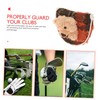 Parliky Animal Head Golf Club Cover Durable Putter Head Sleeve