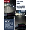 Dirt Bike Light Bar,60W 2500LM Motorcycle Headlight Light Bar Plug-Play