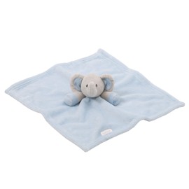BABY TOWN Babytown Baby Boys & Girls Animal Snuggle Comforter Blanket, One Size, Blue Elephant