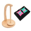Yarn Holder Easy Installation Stable Structure Rotatable Wooden Yarn Ball