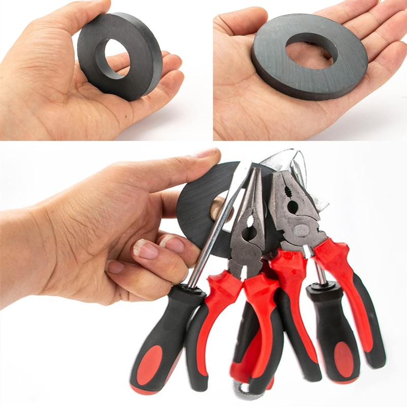 Large Round Magnets with Holes - Big Ceramic Ring Magnets