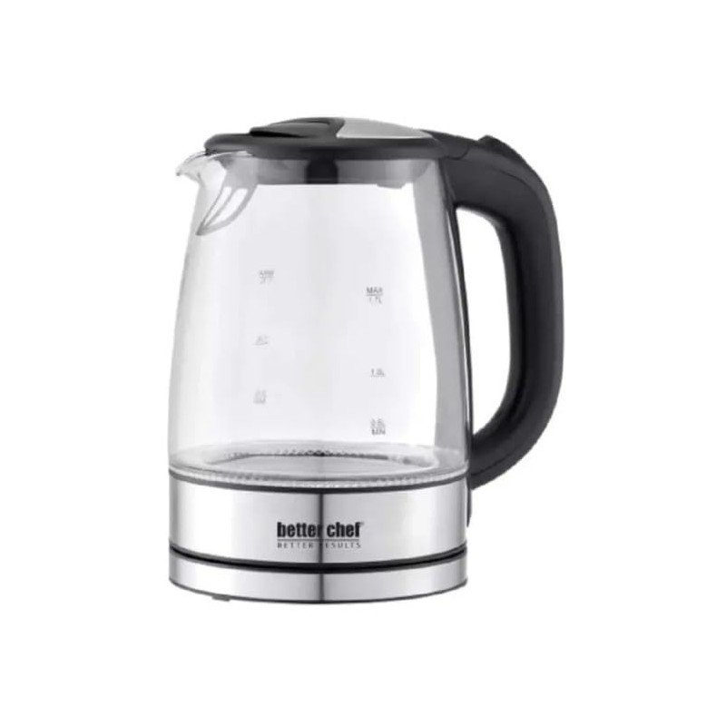 Better Chef Cordless Electric Glass Kettle | 7-Cup Borosilicate Glass