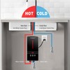 Tankless Water Heater Electric, 3000W 110V Instant Hot Water Heater,