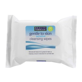 Beauty Formulas Gentle To Skin Sensitive Cleansing Wipes 30'S