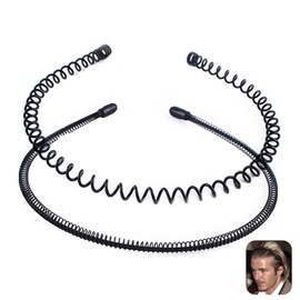 2 metal bands, wave band, non-slip metal band, unisex back strap (molla grande + molla piccola)