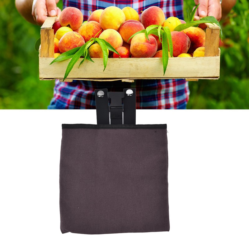 Foraging Bag Canvas Foldable Portable Thick Unique Simple Appearance Belt