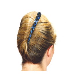 Set of 4 JCGY Alligator Strong Metal Hair Clips Long Duckbill Clips Beakclips for Hair Upstyling for Women Girls NM86110-1-4sapLiteBluePurOli