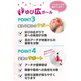 【セラピスト監修】 足指 広げる 足指サポーター 足の指を広げるグッズ 水洗い可能 男女兼用 4個セット（2足分）