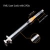 20pcs 1ml/cc 25G-25mm tip, single use luer-lock independent packaging, easy