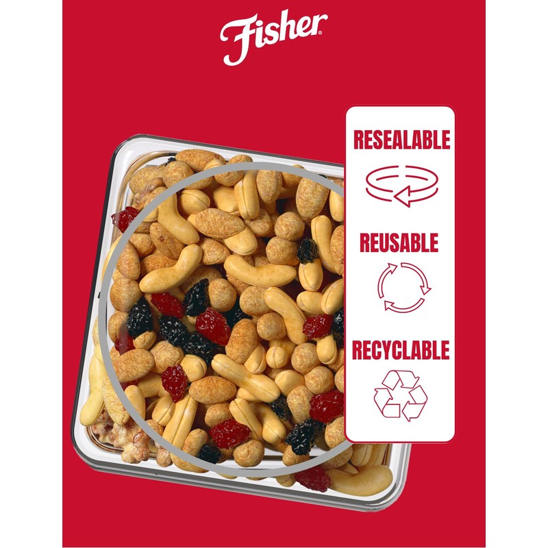 Fisher Snack Sweet Nut Bulk Trail Mix, 38 oz (Pack