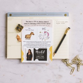 Set of "Other Real Estate Agents and ME" Unicorn Mailer | Envelopes Included | M2-M007