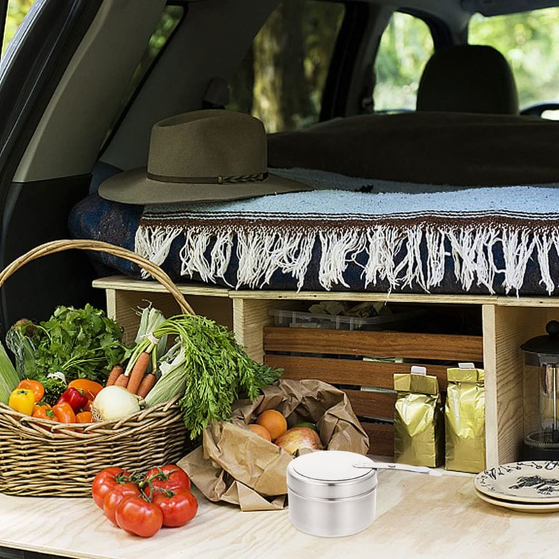 4Pcs Fuel Cans Stainless Steel Fuel Holders, Buffet Warmer Chaffing